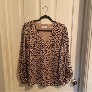 Leopard Print Blouse